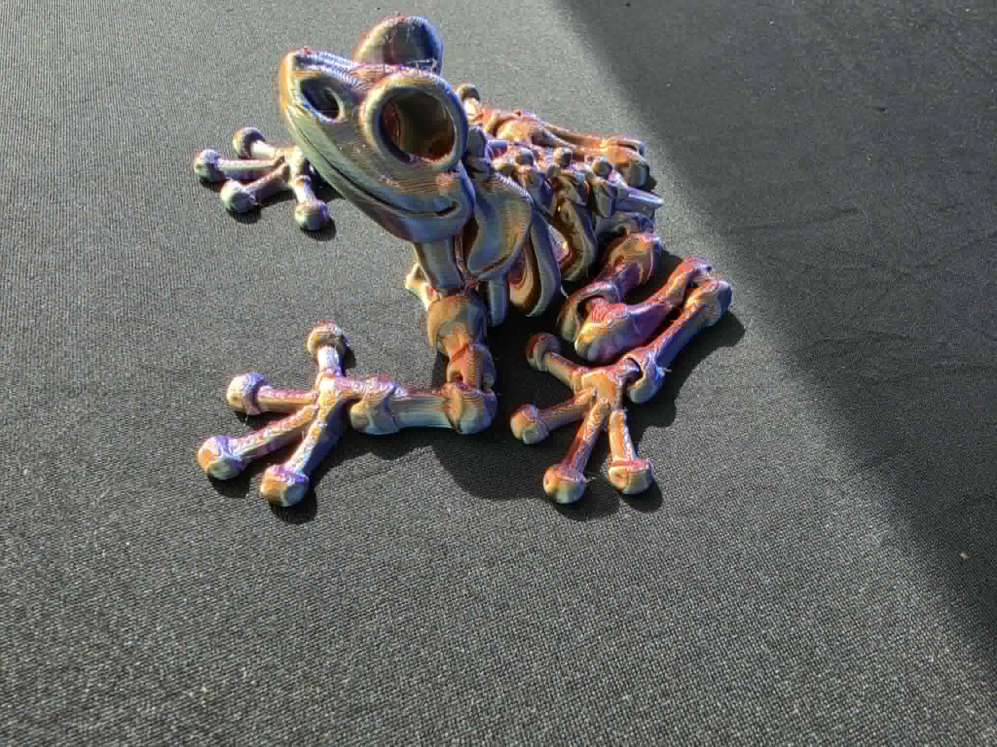 SKELETON FROG TOY